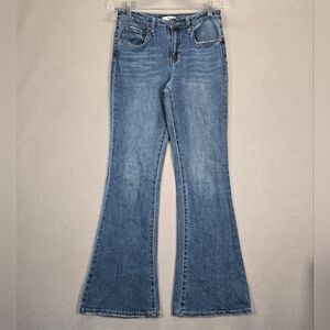 BP. Women's Size 27 Blue Denim Flare Jeans